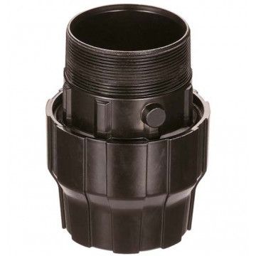 Aluminium sleeve coupling/nipple 25 mm 1" male