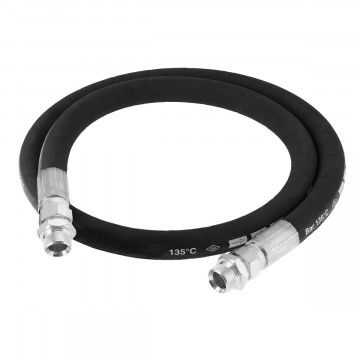 Hydraulic / High-pressure hose 1/2" 2 m max. 160 bar EN 857 1SC