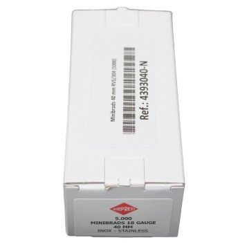 Minibrad 40mm 7000 pcs. stainless steel 304