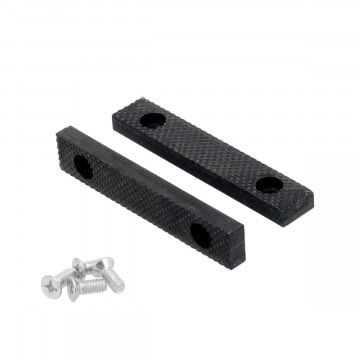 Protective jaws 100 mm replacement set with bolts for Swivel Vise 4" 100 x 140 mm